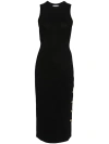 Moschino Couture Buttoned Dress In Black
