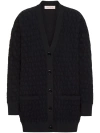 Valentino Toile Iconographe Sweater, Cardigans Black In Black