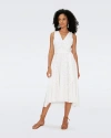 Diane Von Furstenberg Helene Dress By  In Size Xl In Ivory