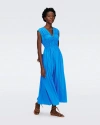 Diane Von Furstenberg Gillian Dress By  In Size Xl In Vivid Blue