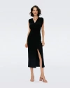 Diane Von Furstenberg Williams Midi Dress In Black