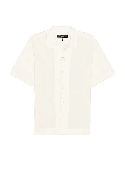 Rag & Bone Beige Avery Shirt In White