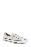 Converse Chuck Taylor All Star Shoreline Peached Twill Sneaker In Light Putty