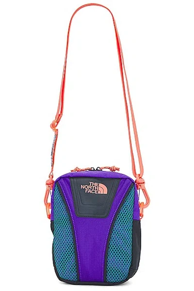 The North Face Y2k Shoulder Bag In Tnf Purple & Tnf Green