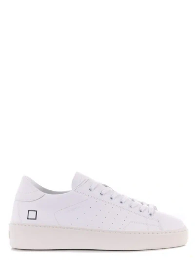 Date Sonica Trainers In White Leather