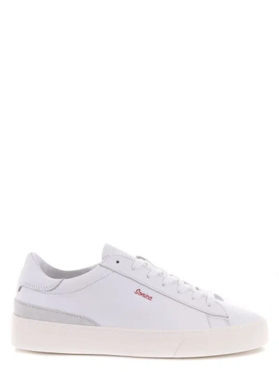 Date Levante Trainers In White Leather