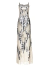 Elisabetta Franchi Red Carpet Dresses Silver In Silver