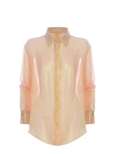 Forte Forte Shirt Forte_forte Made Of Silk Chiffon In Rosa Pesca