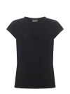 Herno T-shirt In Interlock Jersey In Black