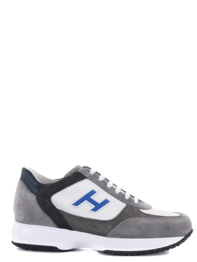 Hogan Interactive Lace-up Trainers In White