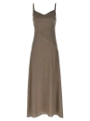 Le Twins Brown Flora Dress In Brown