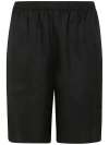 Loulou Studio 'andra' Knee-length Textured Fabric Shorts In Black