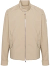 Moncler Nibles Cotton Down Jacket In Beige