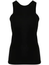 Totême Toteme Fluid Jersey Tank Clothing In Black