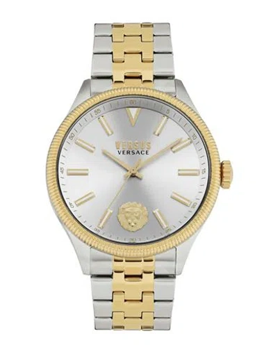 Versus Colonne Men's 3 Hand Quartz Movement And Two-tone Stainless Steel Bracelet Watch 45mm In Two Tone