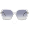 Jimmy Choo Manon Oversize-frame Sunglasses In Grey
