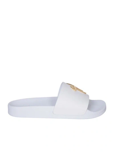 Giuseppe Zanotti Sandal Slide Brett In White