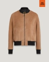 BELSTAFF BELSTAFF CENTENARY BOMBERJACKE FÜR DAMEN NAPPA BACKED SUEDE