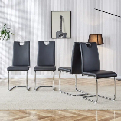 Simplie Fun Modern Dining Chairs Set Of 4 In Multi