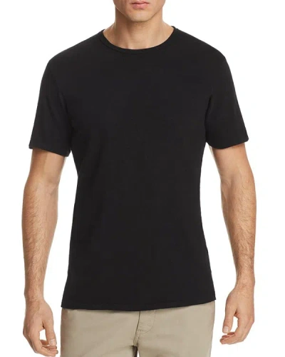 RAG & BONE RAG & BONE STANDARD ISSUE MEN'S SHORT SLEEVE CLASSIC T-SHIRT JET BLACK