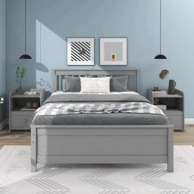 Simplie Fun Full Bed In Gray