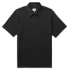 Rag & Bone Women Classic Flame Cotton Polo Shirt Black In Black