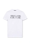 Versace Jeans Couture Logo-patch Cotton T-shirt In White