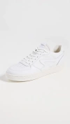 RAG & BONE MEN'S RETRO COURT SNEAKERS, WHITE WHITE LACE UP LEATHER SHOES
