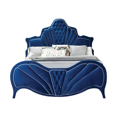 Simplie Fun Dante Queen Bed In Blue