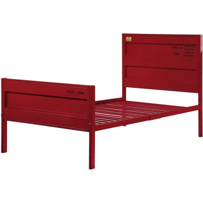 Simplie Fun Cartwin Bed In Red