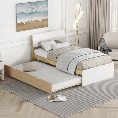 Simplie Fun Modern Twin Bed Frame In Multi