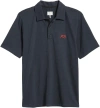 RAG & BONE LOVE RB CLASSIC FLAME POLO SHIRT SALUTE BLUE