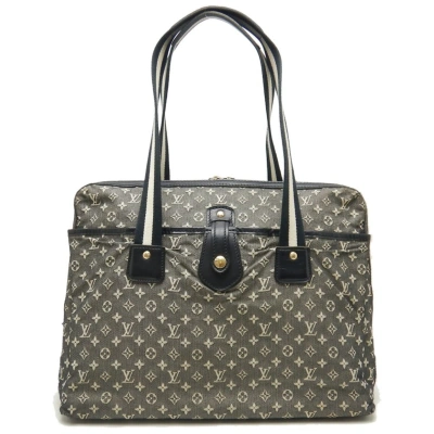 Pre-owned Louis Vuitton Mary Kate Canvas Tote Bag () In Black