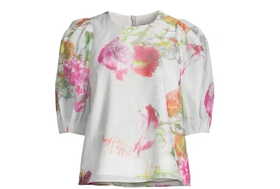 Ted Baker Ayymee Blouse White In Multi