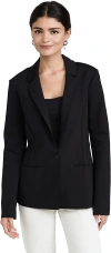 Commando Ceo Neoprene Suiting Blazer In Black