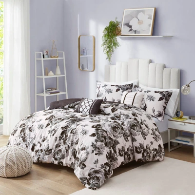 Simplie Fun Dorsey Floral Print Comforter Set