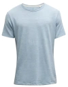 RAG & BONE MEN CLASSIC SHORT SLEEVES CREW NECK FLAME TEE DESERT BLUE