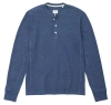 Rag & Bone Classic Cotton Henley In Blue