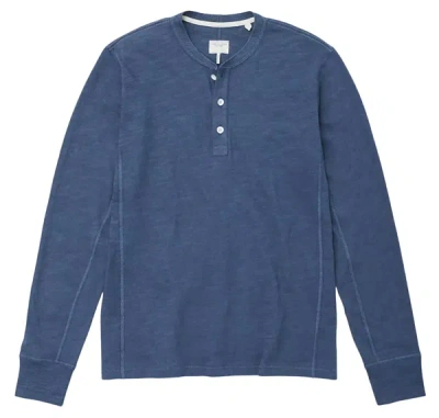 RAG & BONE RAG & BONE MEN 100% COTTON LONG SLEEVES CLASSIC HENLEY WRNINDIGO