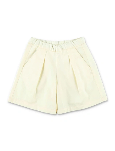Bonpoint Kids' Courtney Cotton Shorts In Yellow