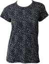 RAG & BONE ALL OVER LEOPARD TEE BLACKMULT