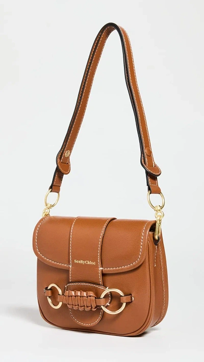 See By Chloé Saddie Leather Shoulder Bag In Brown