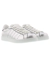 Dsquared2 Silver Grey Leather Santa Monica Sneakers