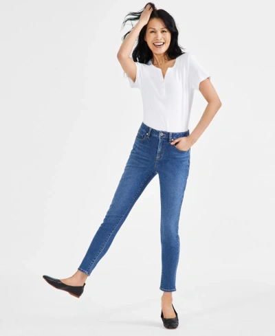 Style & Co Women's Mid-rise Curvy Skinny Jeans, Created For Macy's In Kato