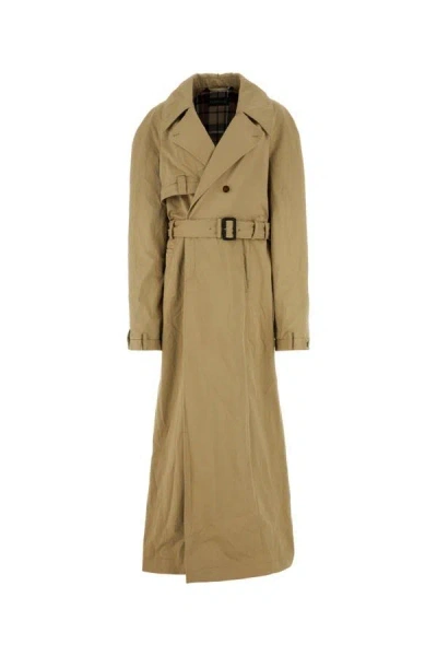 Balenciaga Trench-36f Nd  Female In Brown