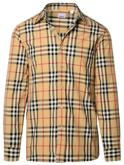 Burberry Caxtan Shirt In Cream