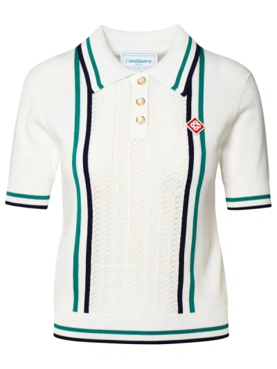 Casablanca Polo Tennis In White