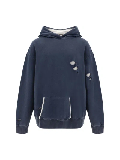 Margiela Men Hoodie In Blue