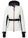 Moncler Bruche Hooded Down Ski Jacket In White