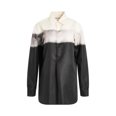 Maison Margiela Dip-dyed Twill Shirt In Multi